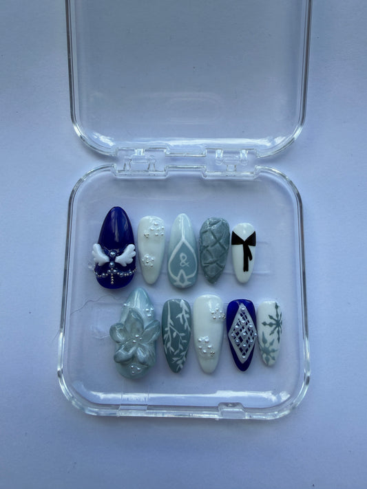 &Team Press-On Nail Set